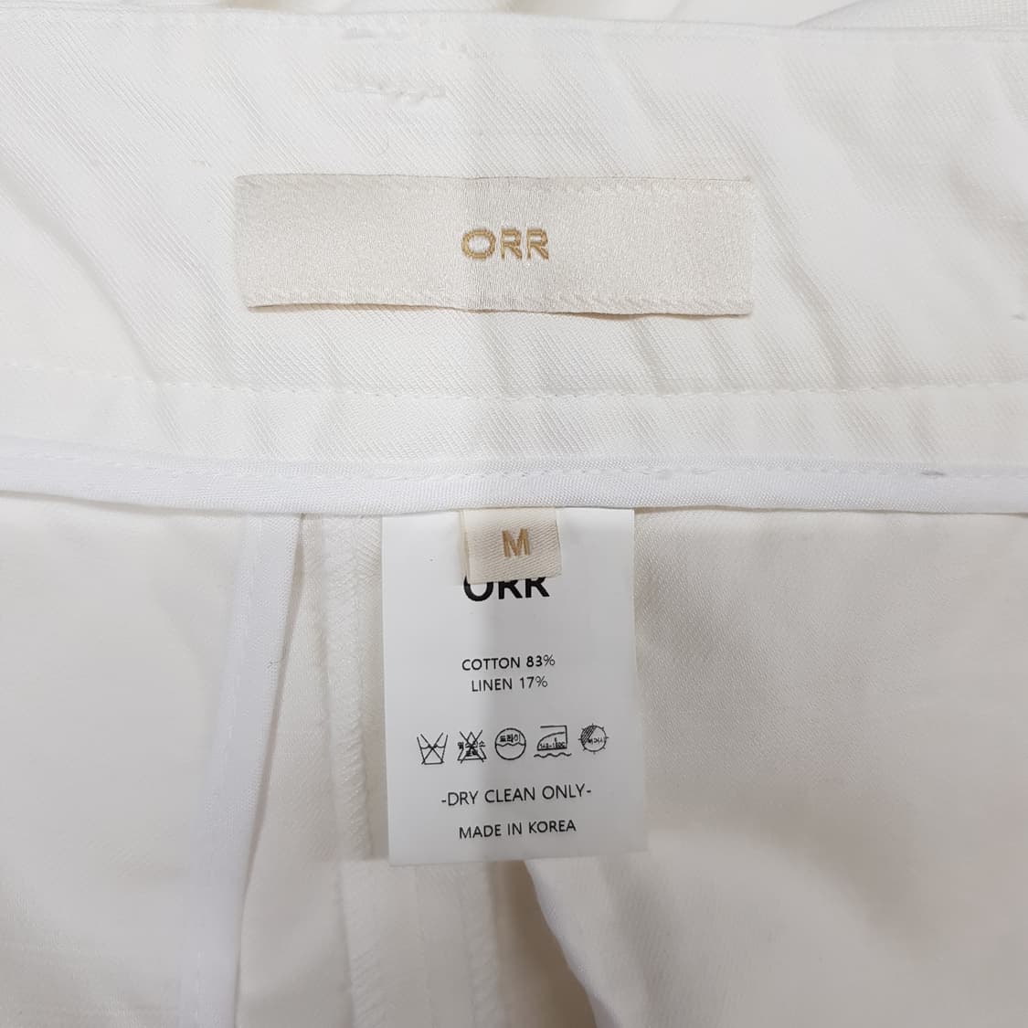오르 orr 코튼 린넨 테이퍼드 팬츠 M사이즈 상품이미지6