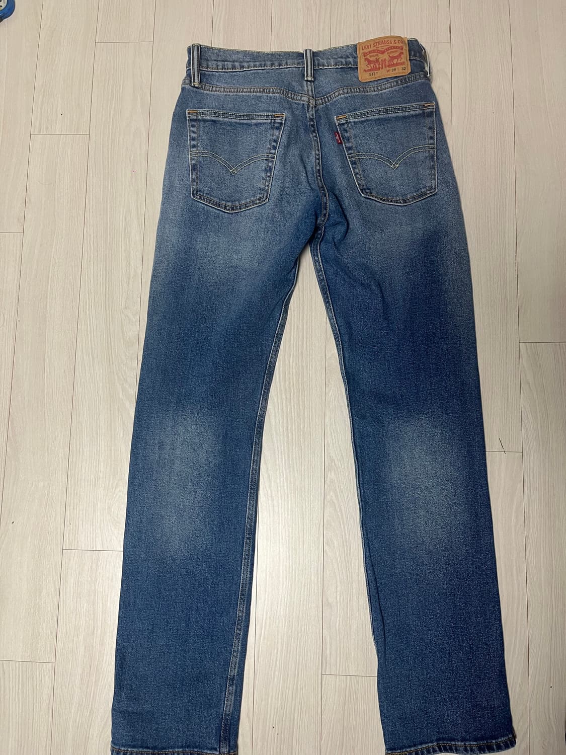 리바이스 513 슬림 스트레이트 데님 W28 L32 상품이미지3