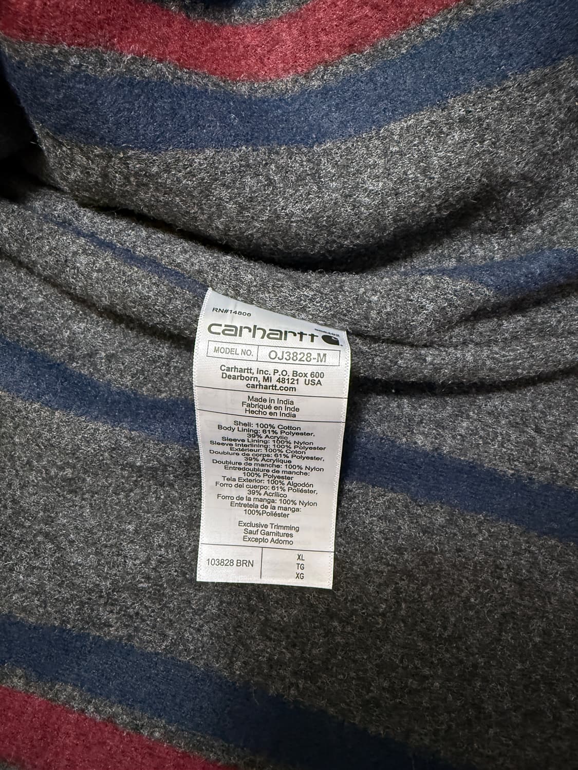 칼하트 디트로이트 자켓 상품이미지3