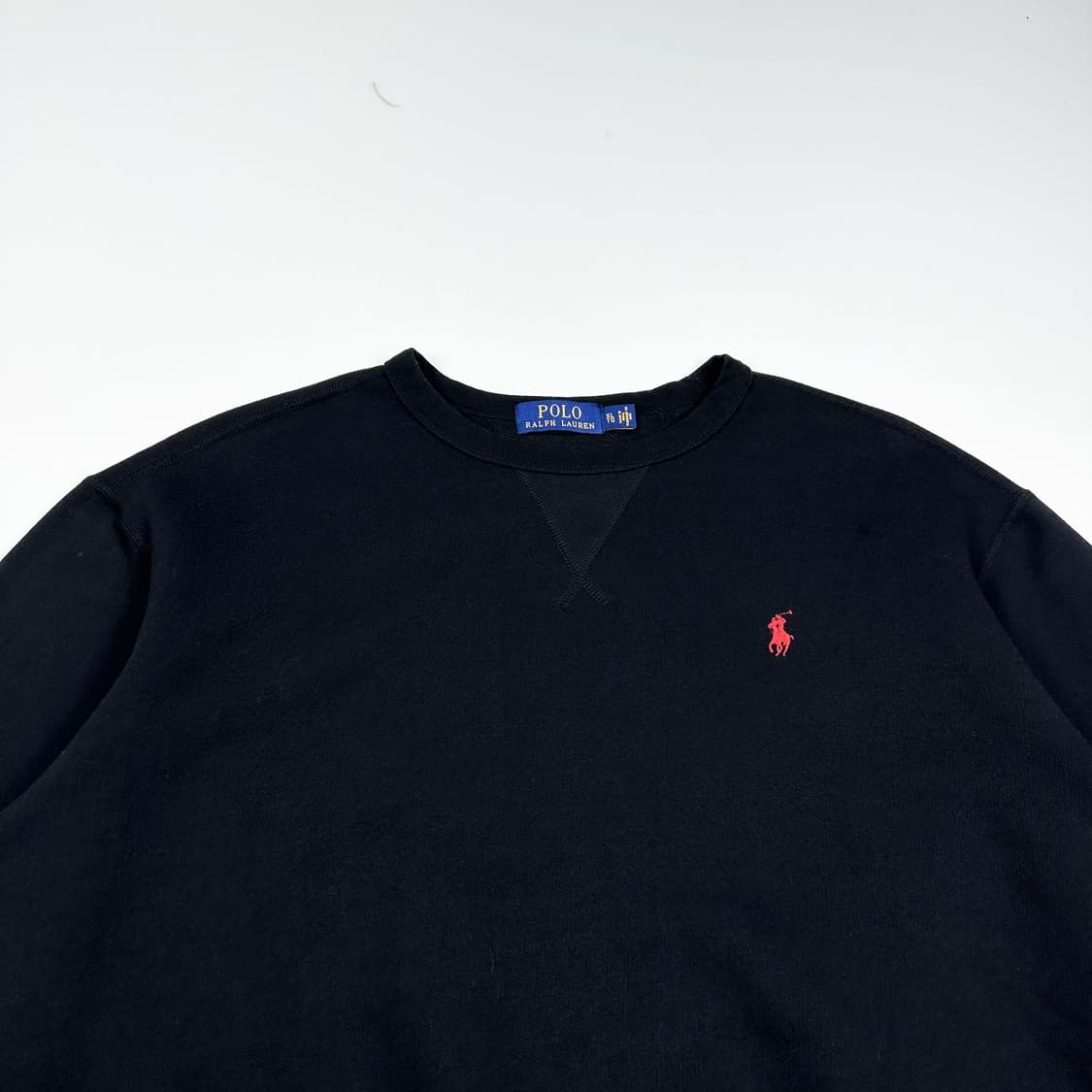 폴로 랄프로렌 클래식 크루넥 맨투맨 블랙 XL 상품이미지2