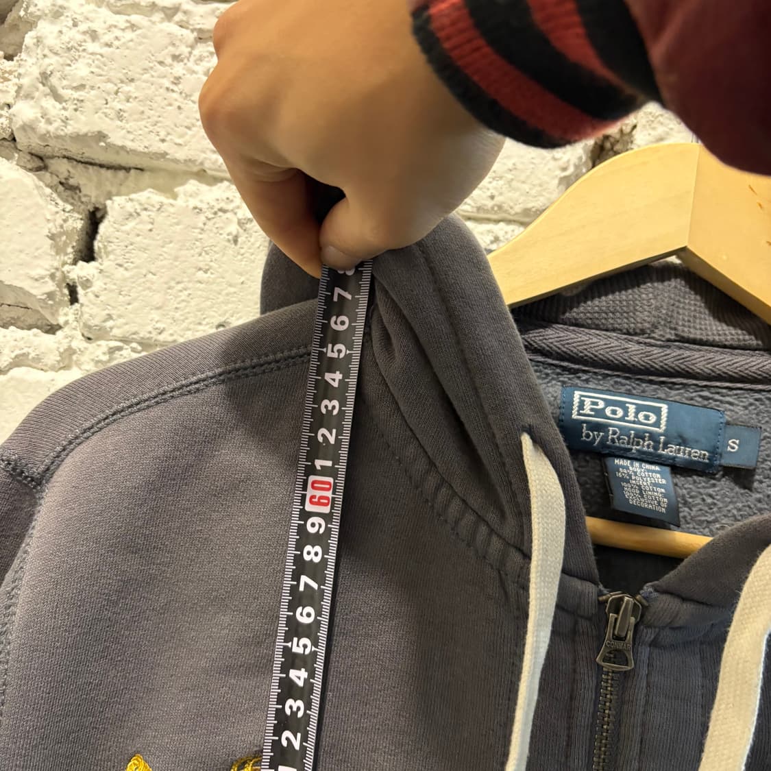 폴로 빈티지 골드포니 후드집업 상품이미지8