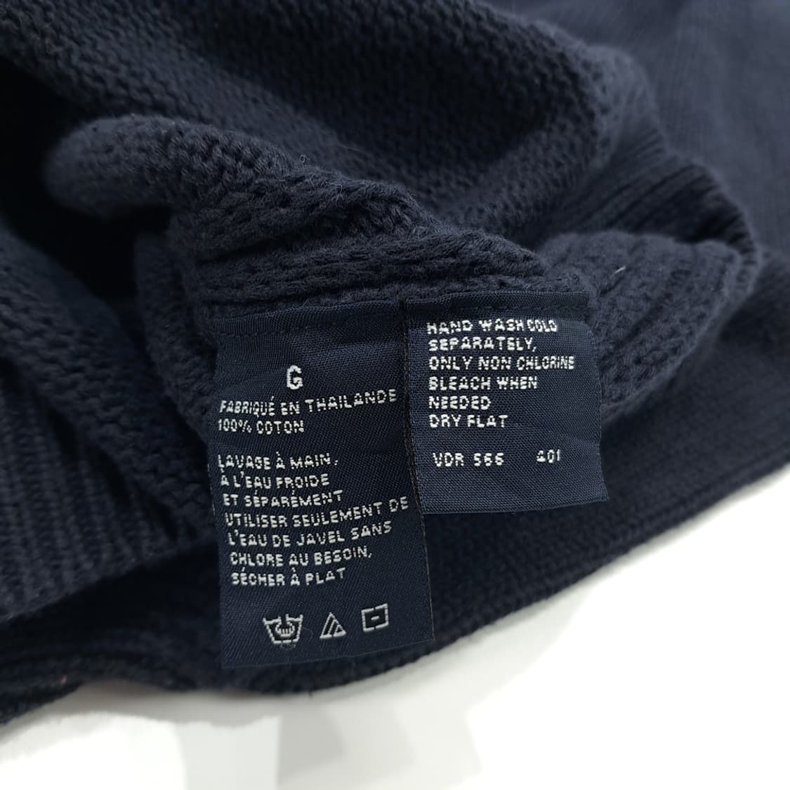 CN976 L 노티카 다크네이비 포인트 스트라이프 긴팔 니트 스웨터 상품이미지5