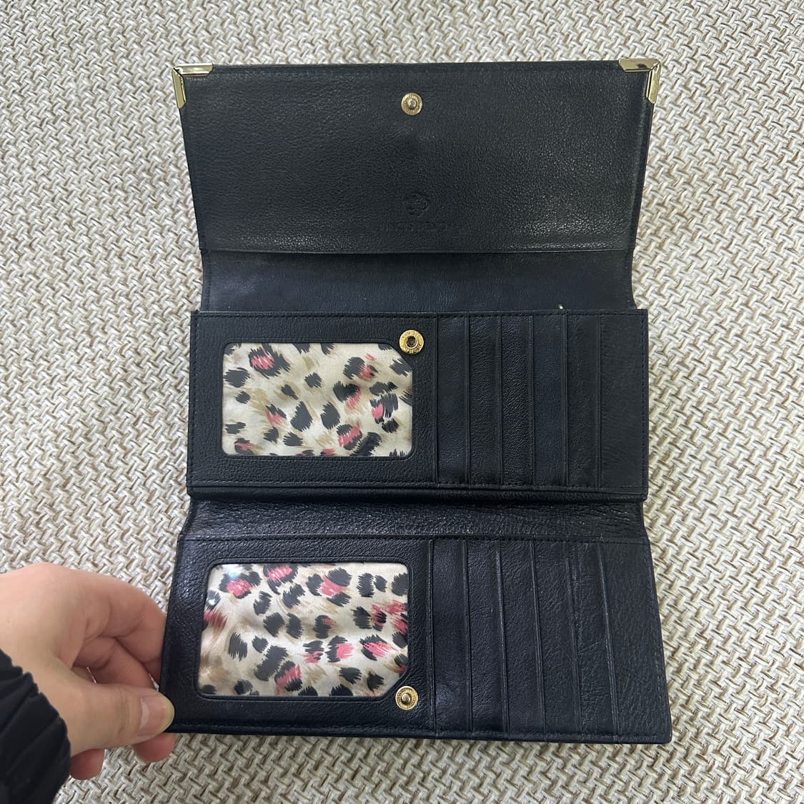 실측확인 루이까또즈 헤리티지 장지갑 0408D 상품이미지2