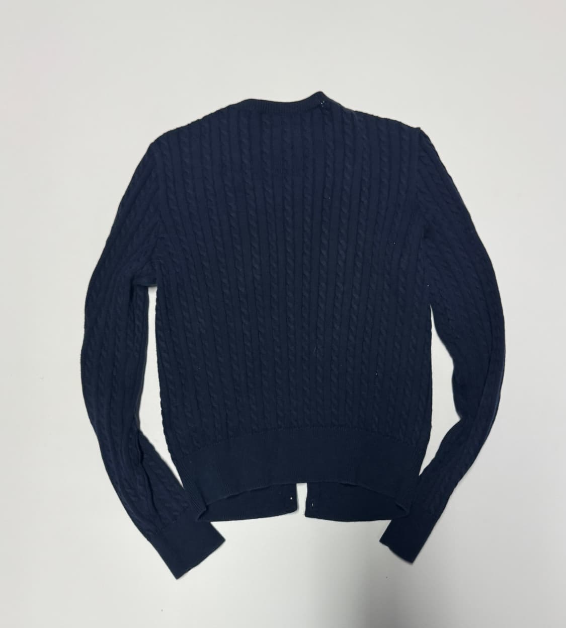 여성 폴로 랄프로렌 케이블 네이비 가디건 s 키즈 150 상품이미지2