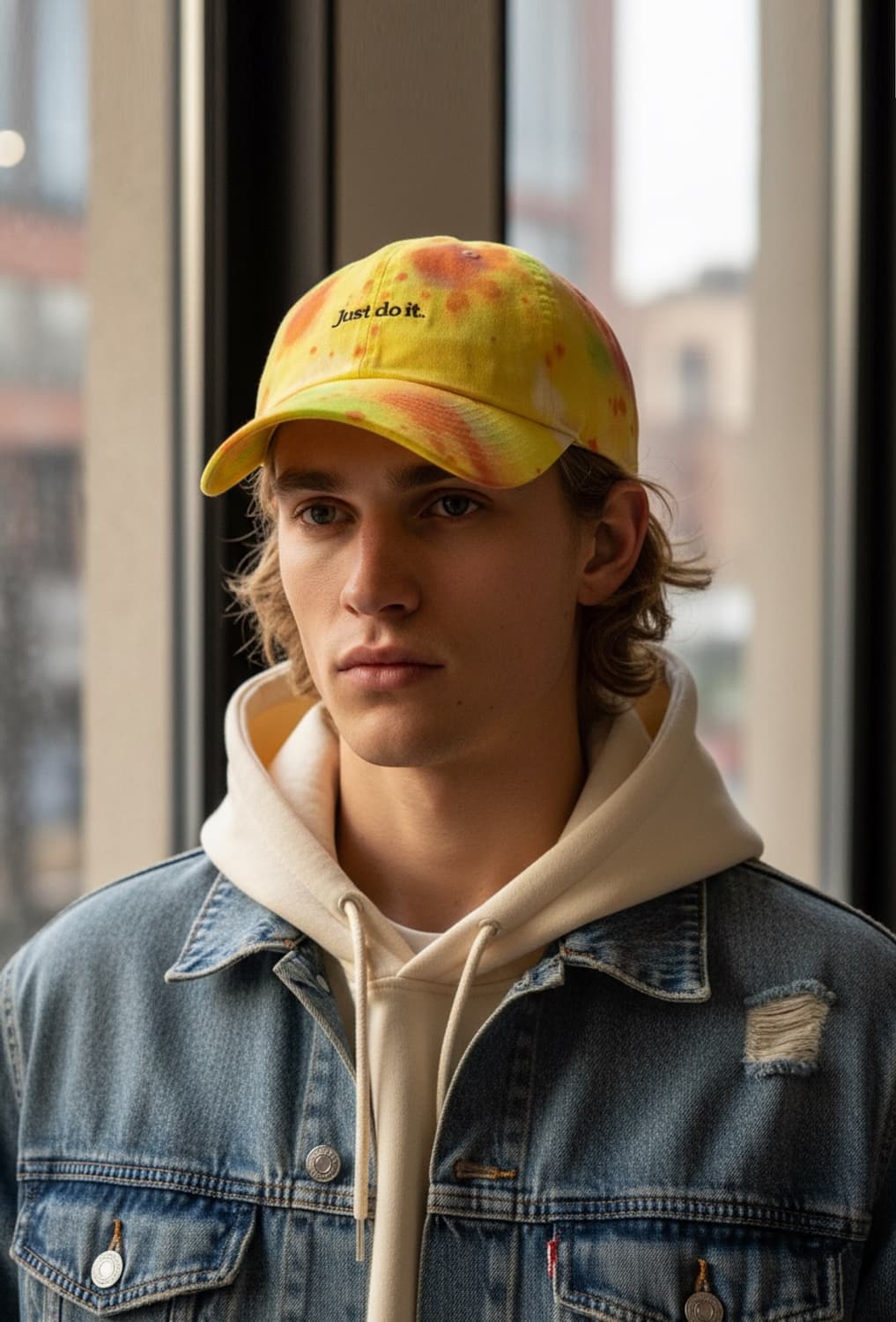 NIKE 나이키 초레어 빈티지 커스텀 타이다이 레몬/오렌지 볼캡 모자 상품이미지8