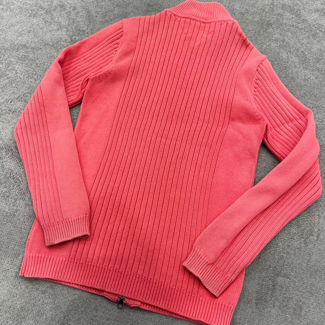 XS 타미힐피거 핑크 니트 집업 가디건 상품이미지4