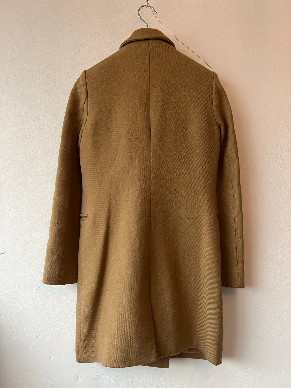클럽모나코 여성 카멜베이지 간절기코트 울코트  상품이미지3