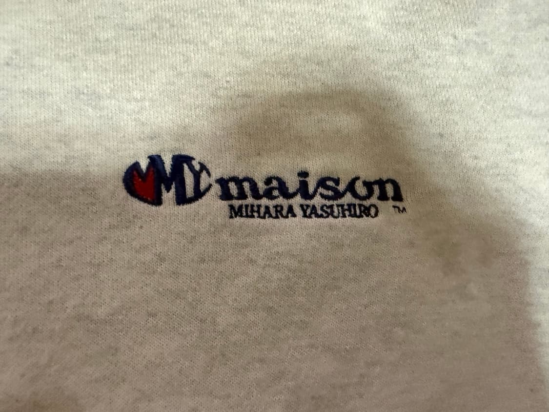 메종 미하라 야스히로 디스트레스 코튼 집업 후드 상품이미지3