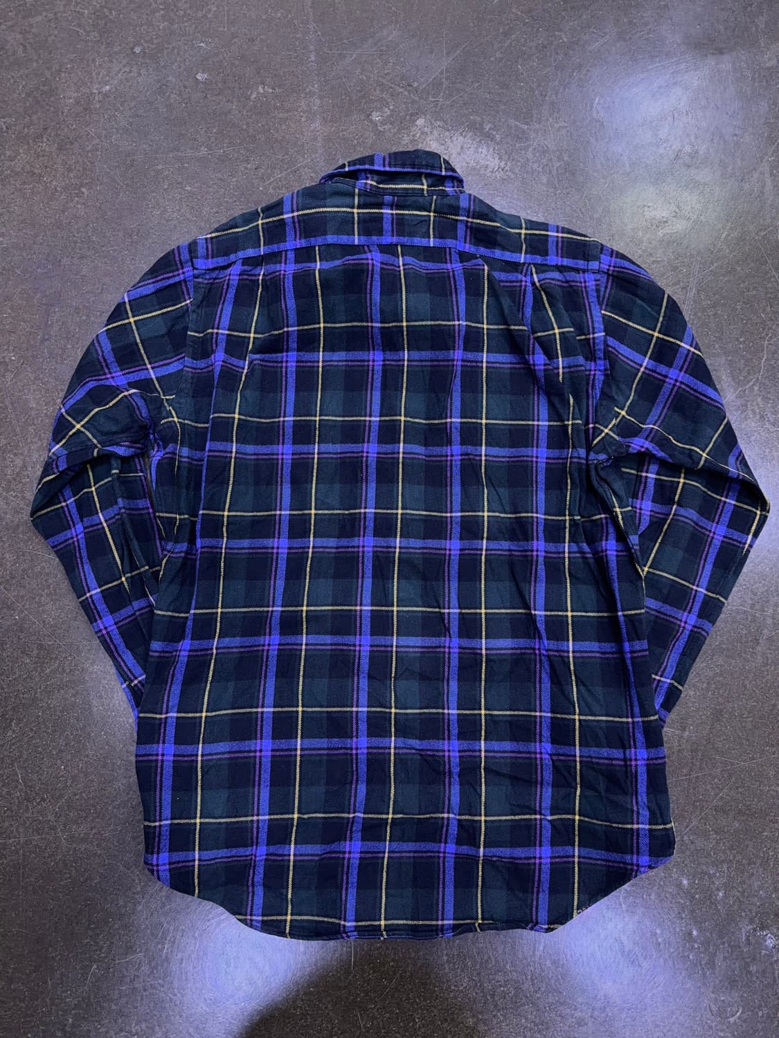 폴로 랄프로렌 타탄체크 리젠트 클래식핏 울 셔츠 남방 M 상품이미지2