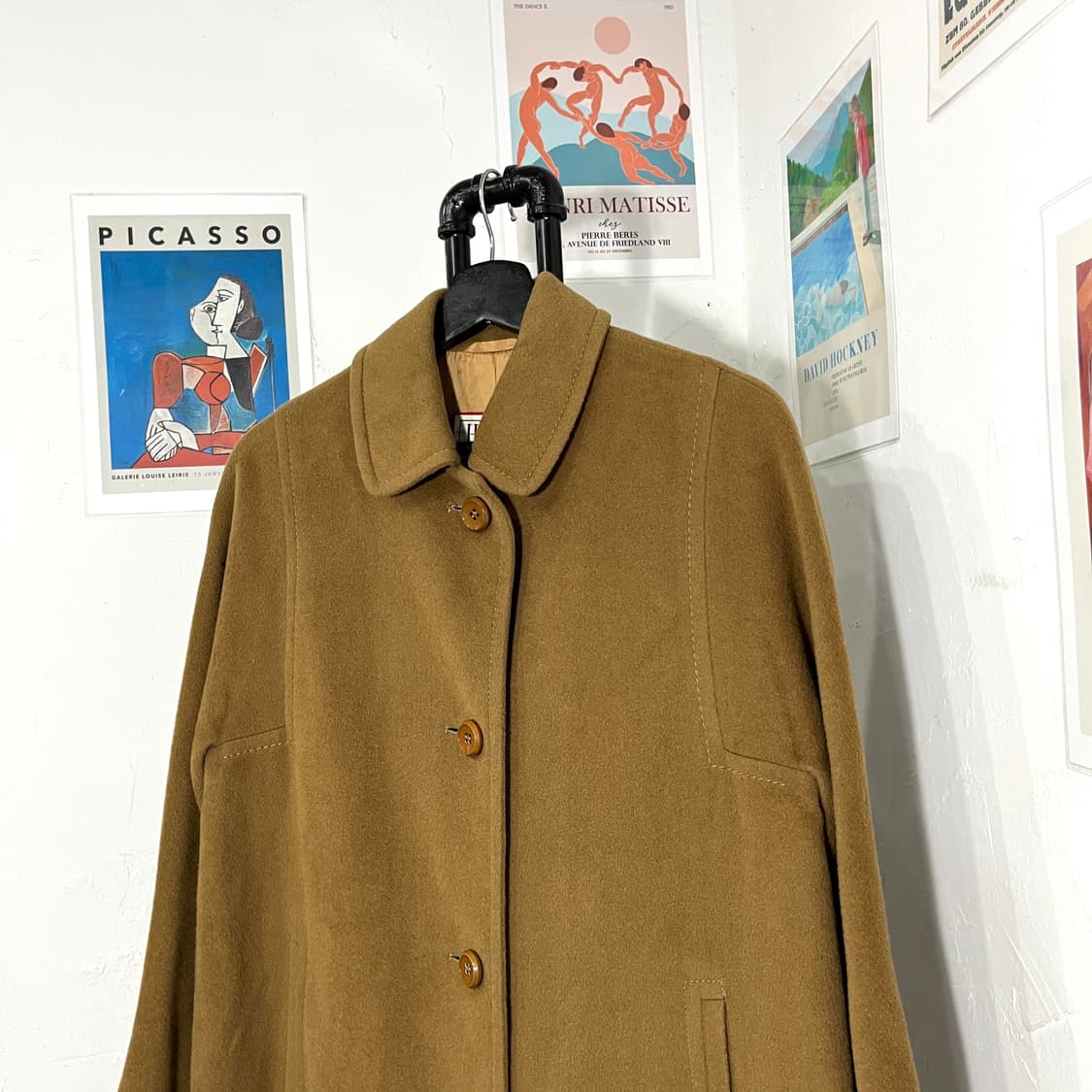 에르노 라운드카라 맥시 울 코트 상품이미지4