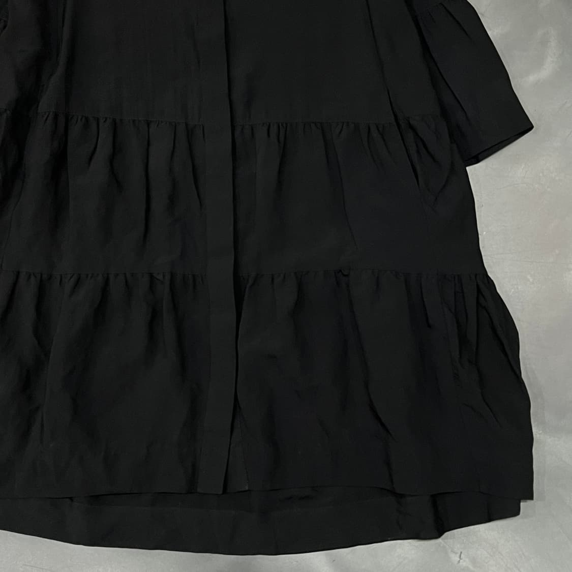  코스 차이나넥 히든 버튼 하프 원피스 y16089 상품이미지4