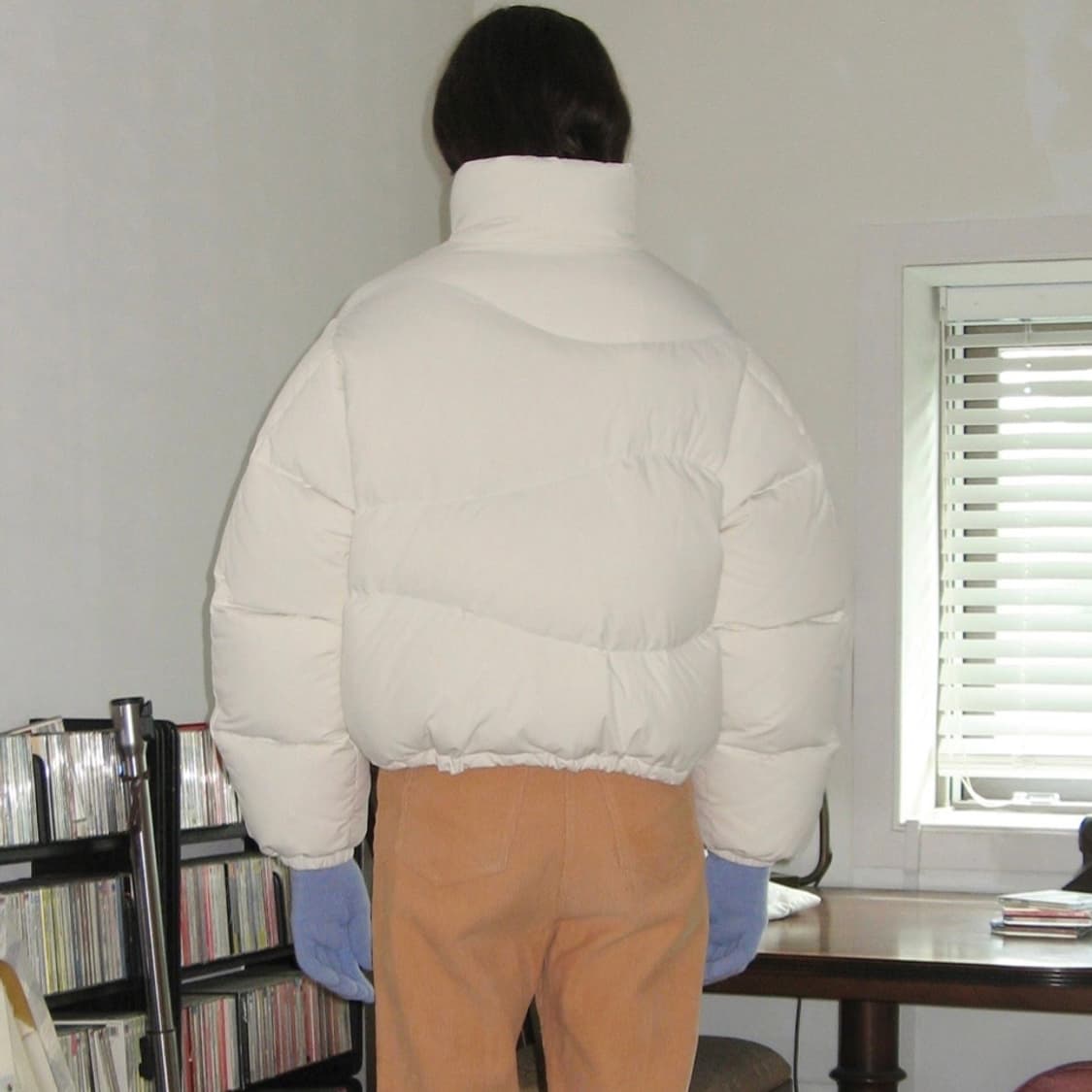 시눈 푸퍼자켓 숏패딩 아이보리 상품이미지3