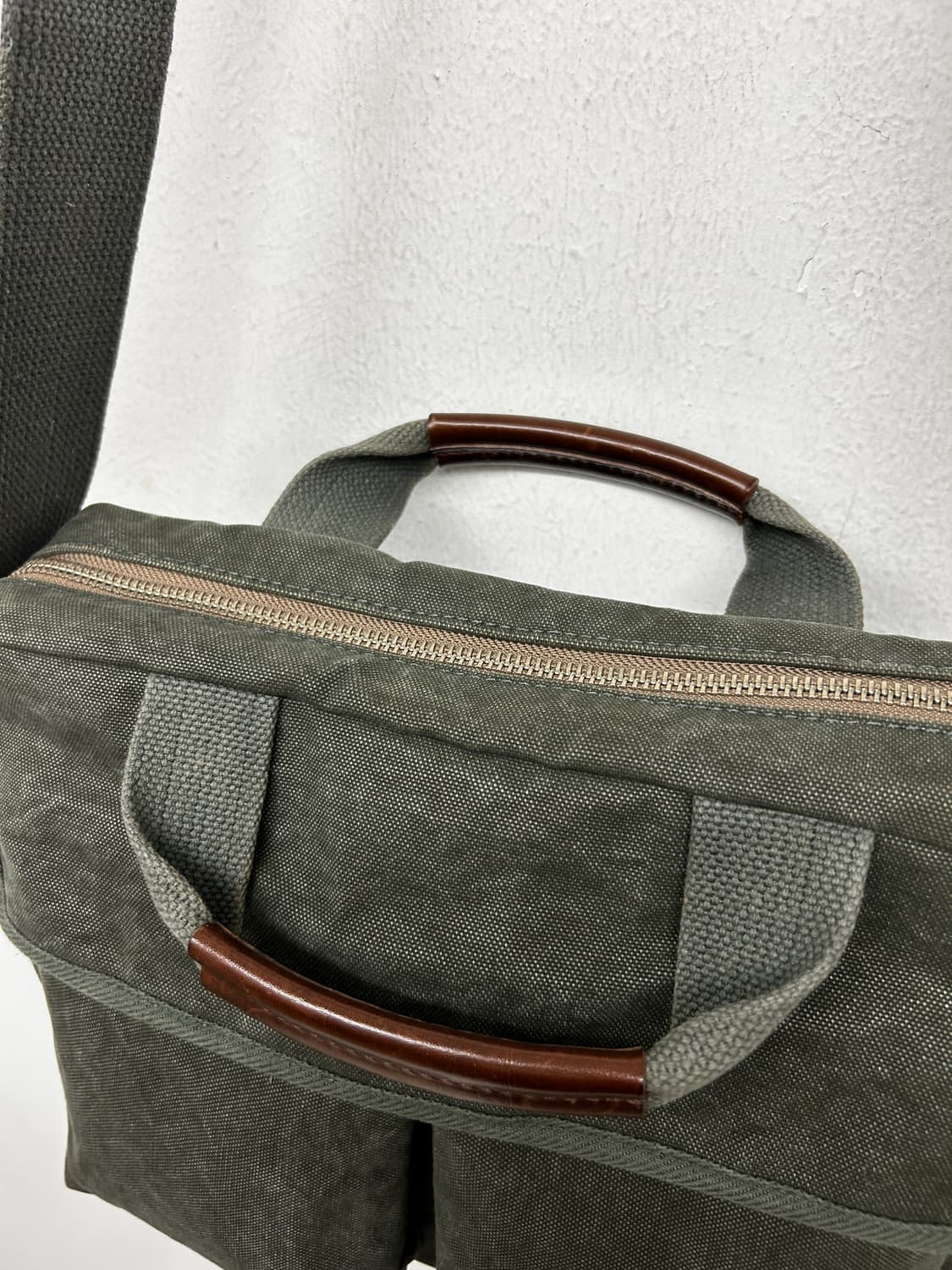 일본 핸드메이드 하드 캔버스 크로스백 상품이미지5