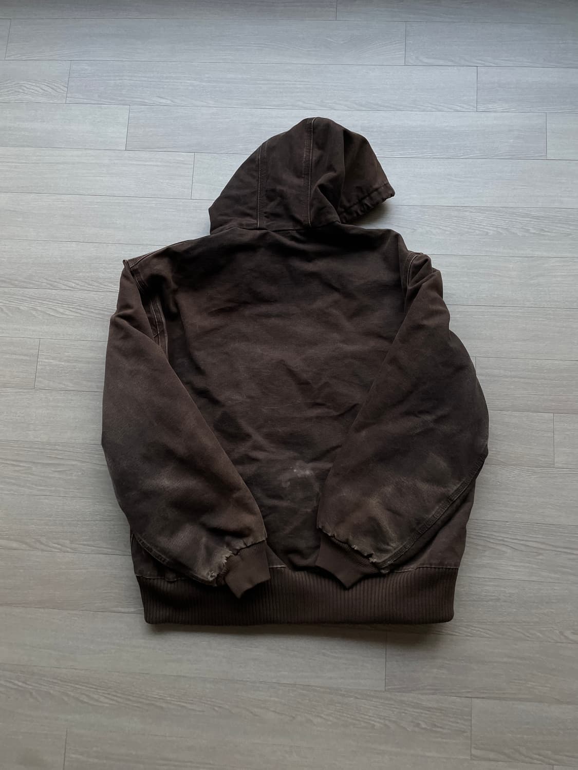 칼하트 j130 DKB 다크 브라운 액티브 자켓 샌드스톤 상품이미지2