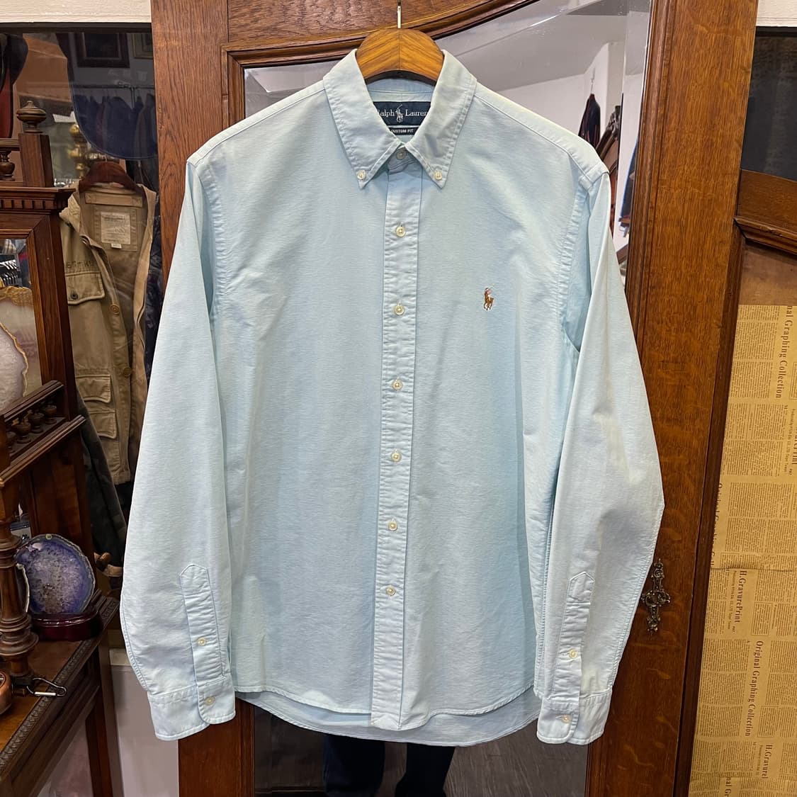 폴로 코튼 셔츠 커스텀핏 상품이미지1