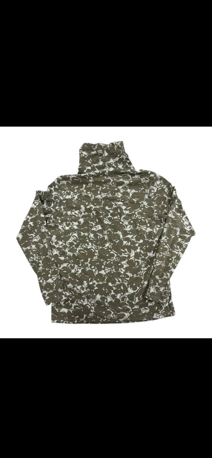 T133 JPN 플로럴 패턴 하이넥 티셔츠 SIZE M-L (W) 상품이미지2