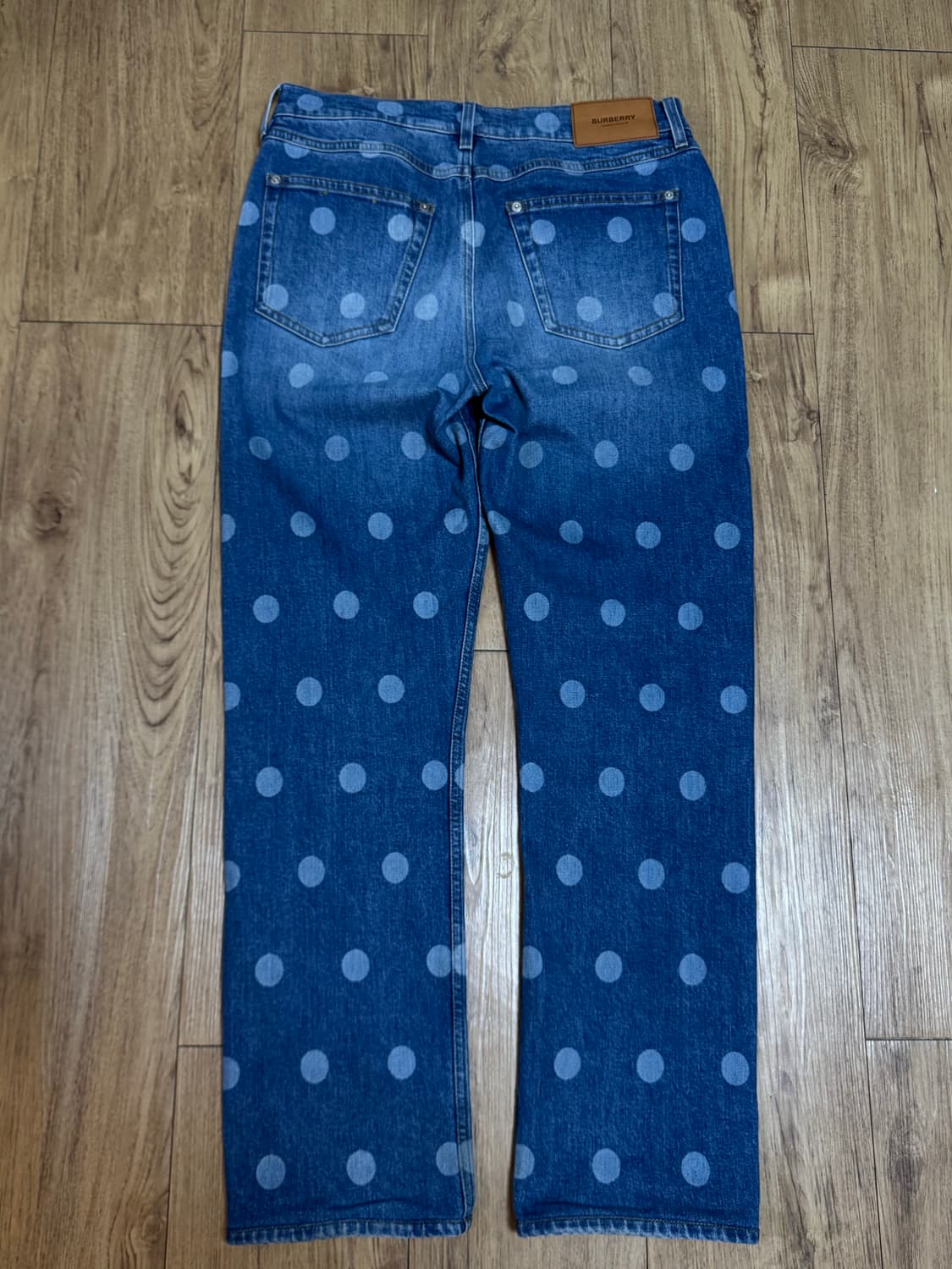 [30]버버리 스트레이트 핏 폴카 도트 진 데님팬츠 상품이미지2