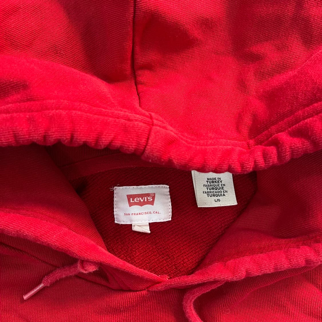 L 리바이스 빅로고 후드 티셔츠 0326M 상품이미지2