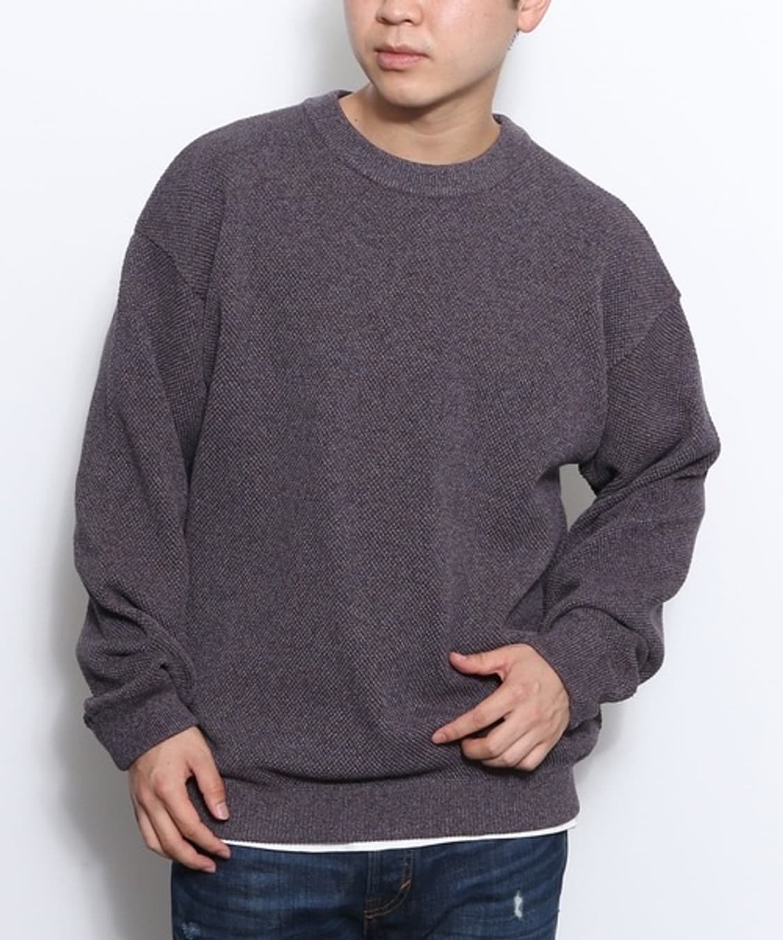 크리퍼스큘 모스 스티치 스웻 2사이즈 상품이미지1