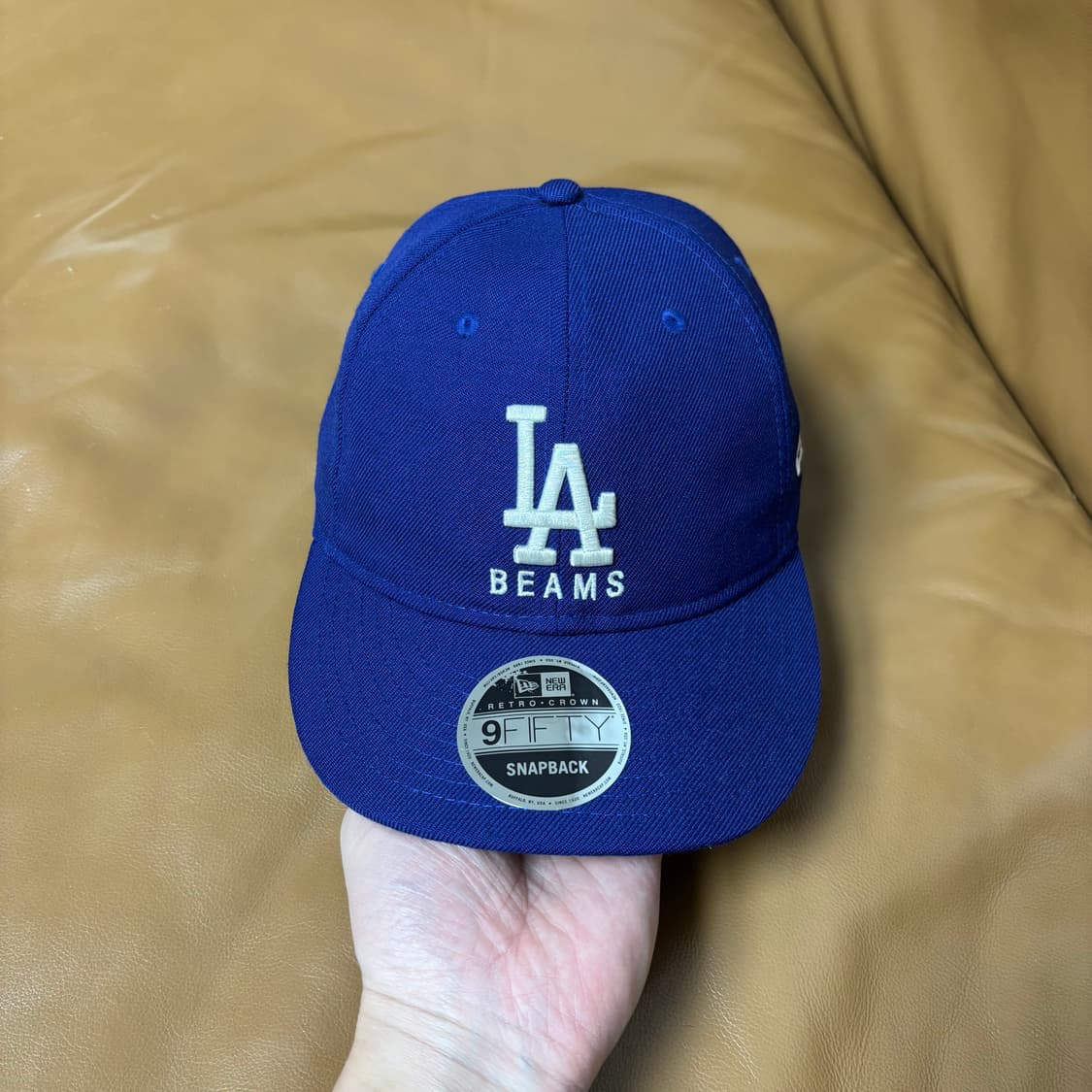 Beams 빔스 빔즈 뉴에라 9Fifty 6패널 볼캡 모자 LA 다저스 상품이미지2