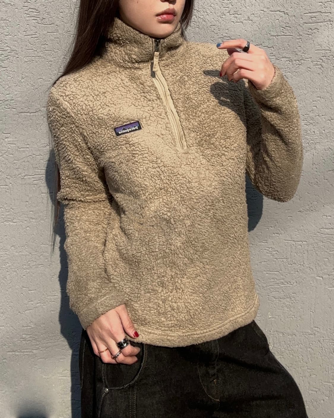 90s vintage Patagonia fleece pullover 상품이미지2