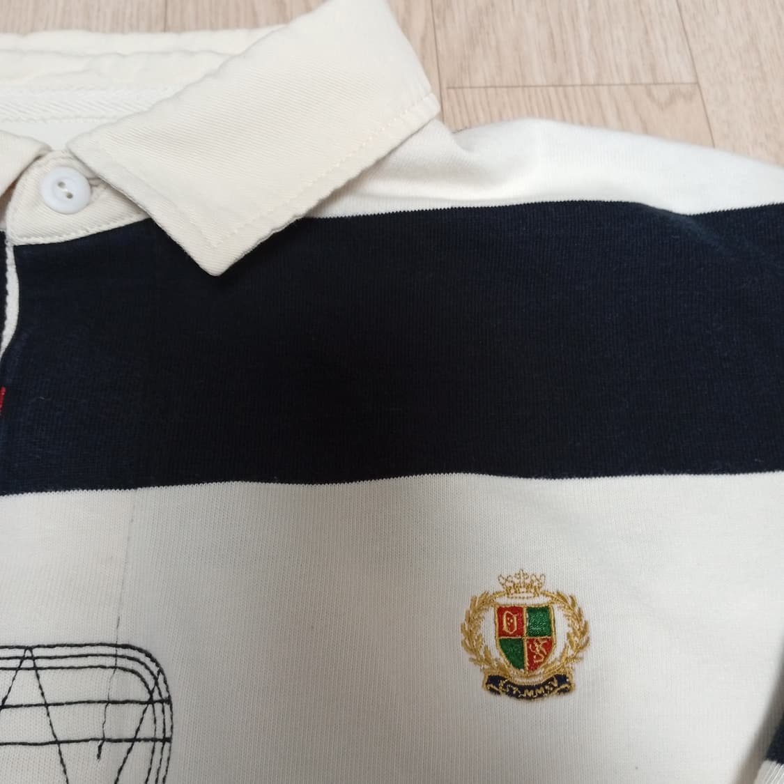 아웃스탠딩 스트라이프 럭비 티셔츠 L 상품이미지2