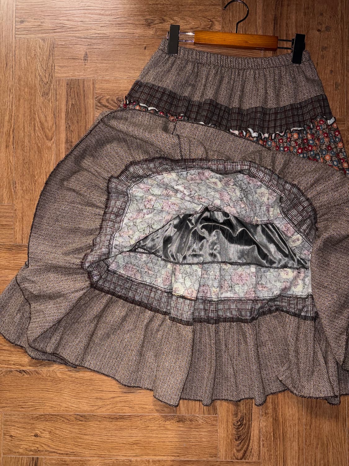 빈티지 플로럴 모리 스커트 상품이미지6