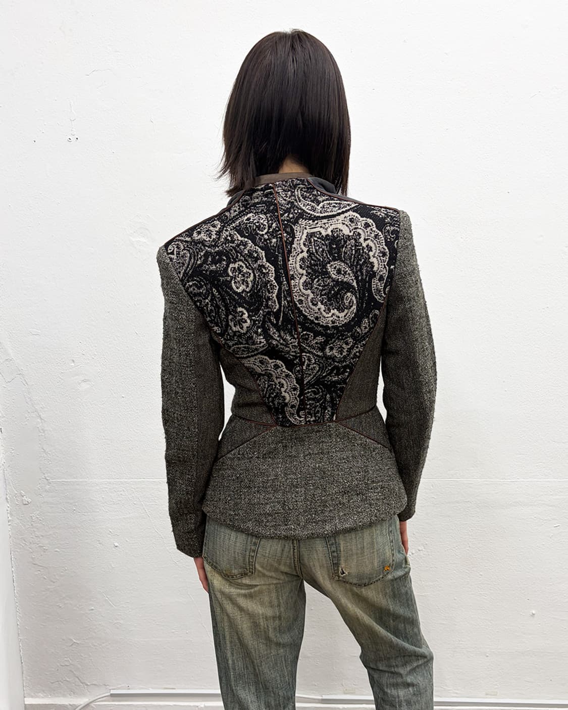 에트로 페이즐리 패널 테일러드 자켓 상품이미지2