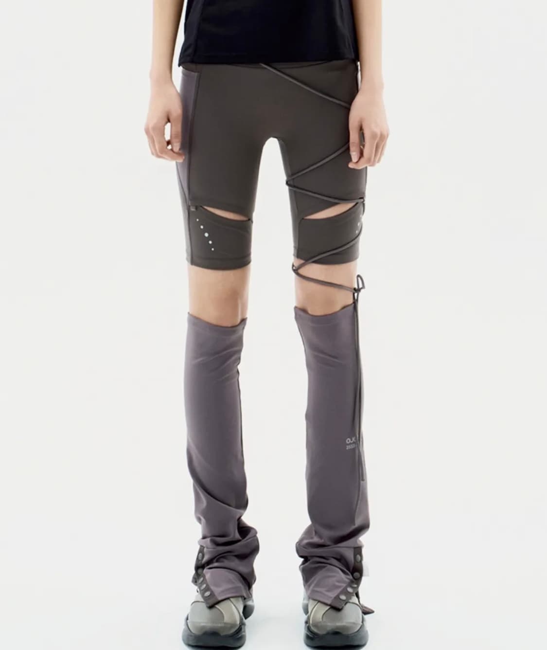 [ojos] Thigh Slit Shorts Leggings 상품이미지1