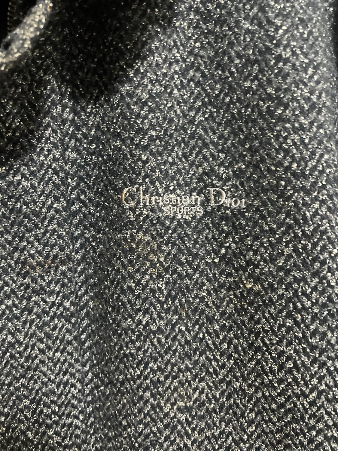 크리스찬 디올 정품 헤링본 블루종 자켓 상품이미지5