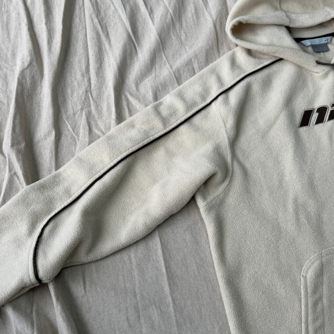 나이키 90s 올드스쿨 브라운 후리스 후드 M(105) 상품이미지4