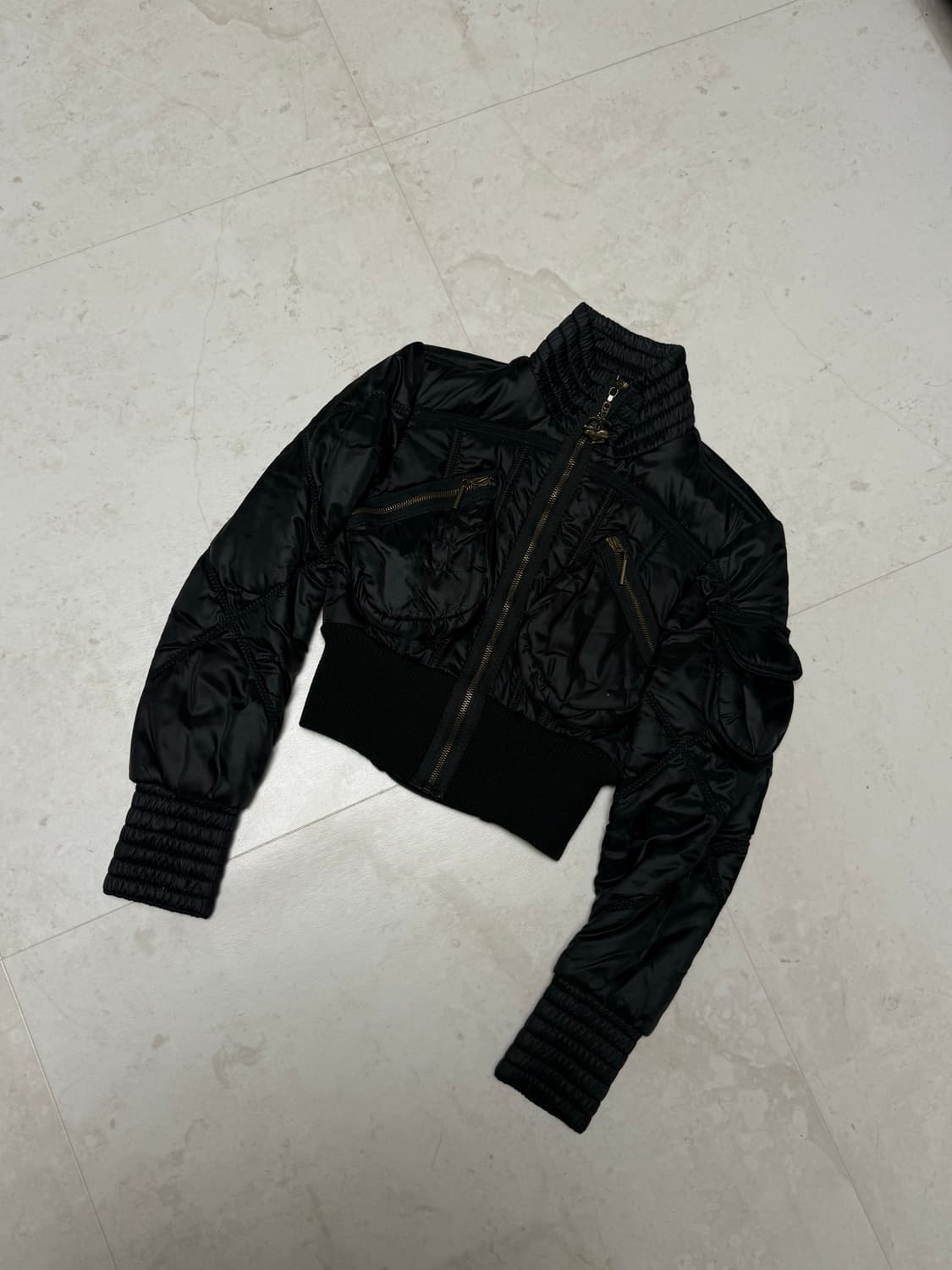 Just Cavalli 00’s cropped cargo puffer 상품이미지1