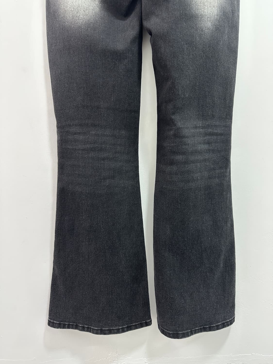 Vintage fade lines black washing flare d 상품이미지8