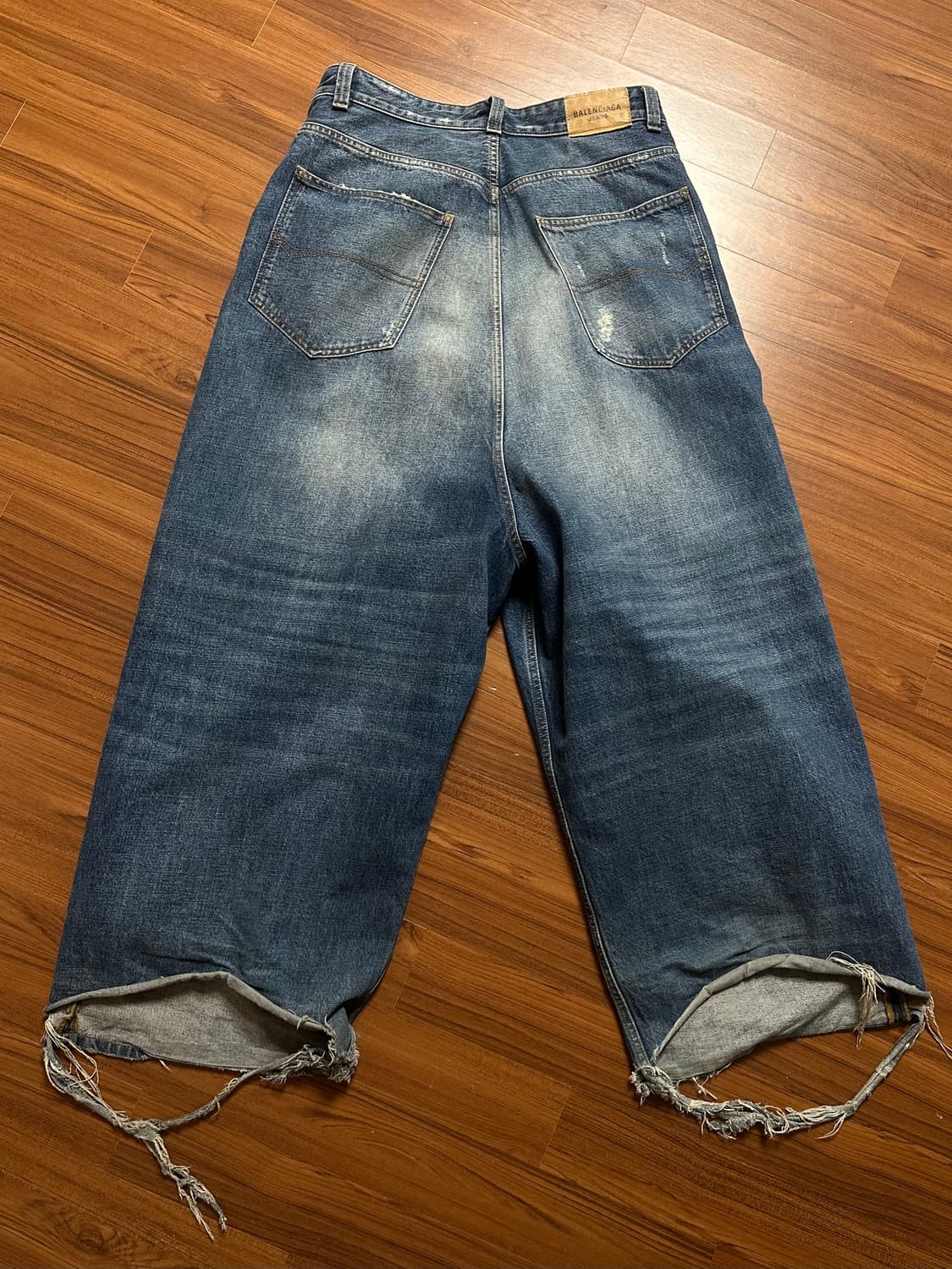 (유일매물 M) 발렌시아가 로우 크로치 데님 중청  상품이미지4