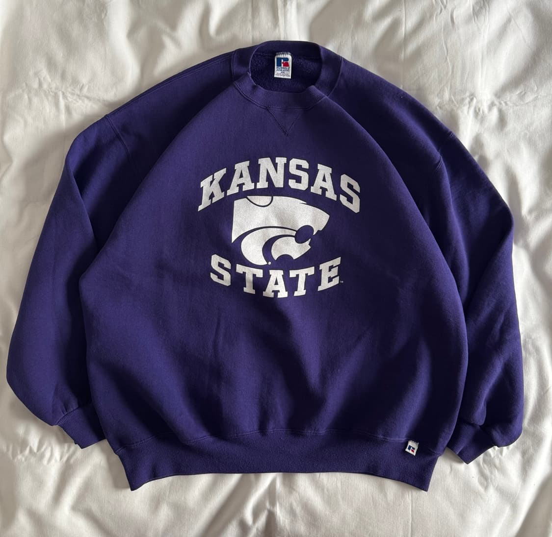 [XXL] USA 90s 러셀 애슬레틱 맨투맨 스웻셔츠 퍼플 상품이미지1