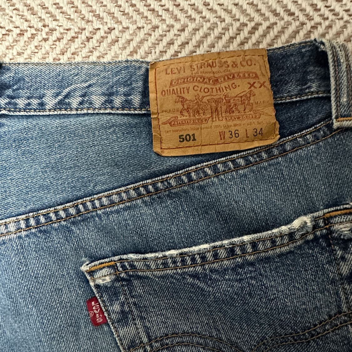 LEVI'S 501 00's usa made denim pants 상품이미지3
