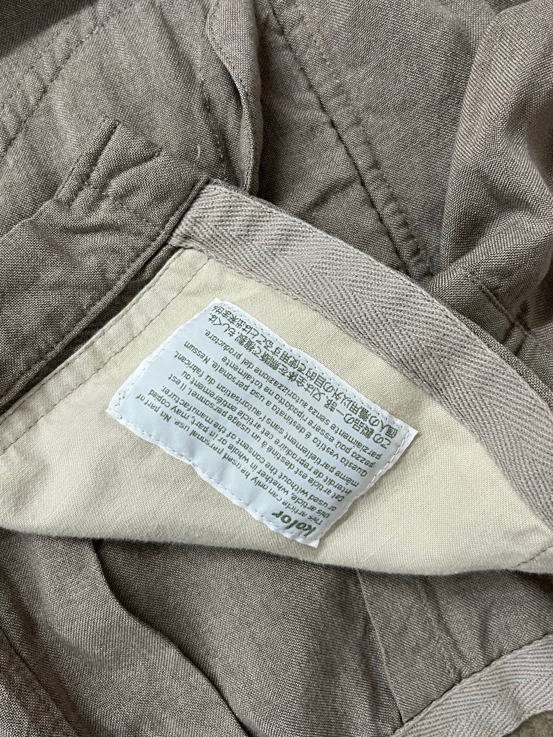 kolor Linen Blouson  상품이미지4