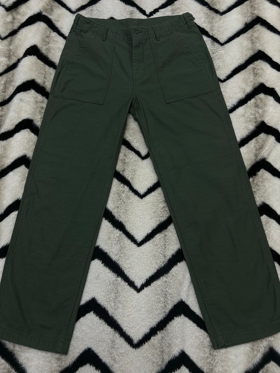 [32]무신사스탠다드 퍼티그 팬츠/세이지그린 상품이미지1