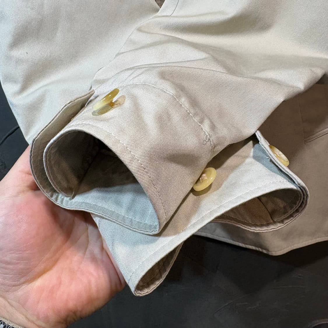 [50] BURBERRY 버버리 베이지 코튼 자켓 상품이미지4