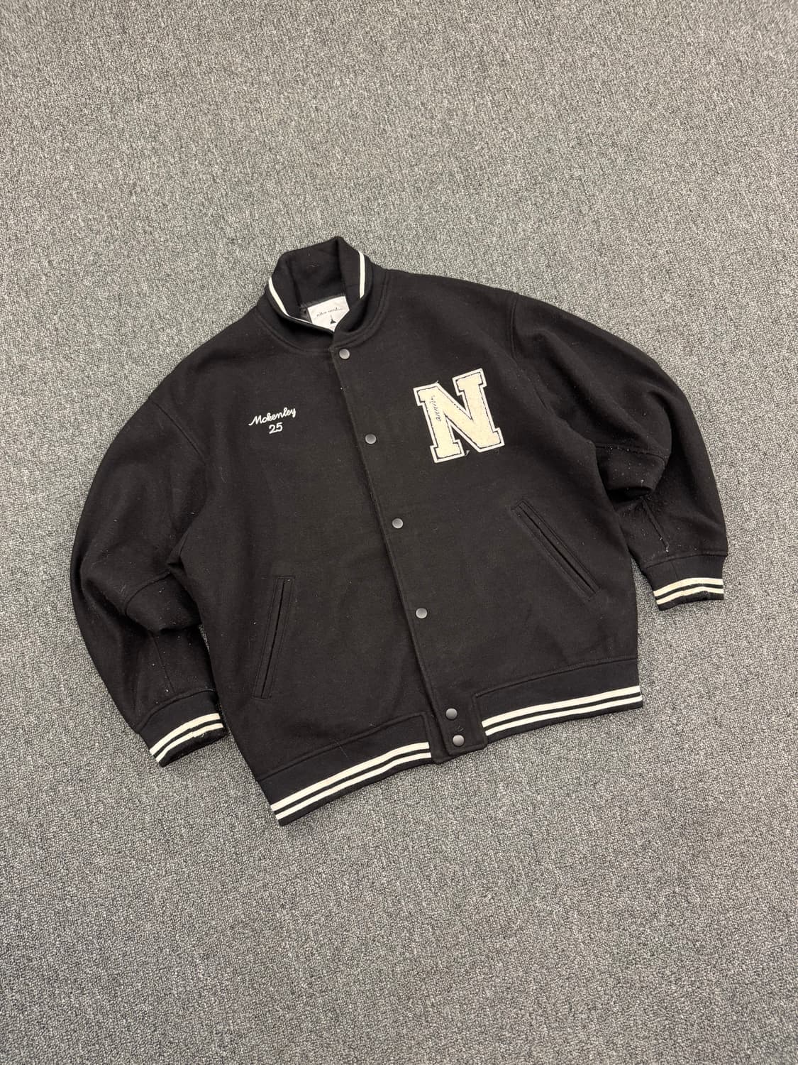 Niko and 빈티지 울 바시티자켓 상품이미지1