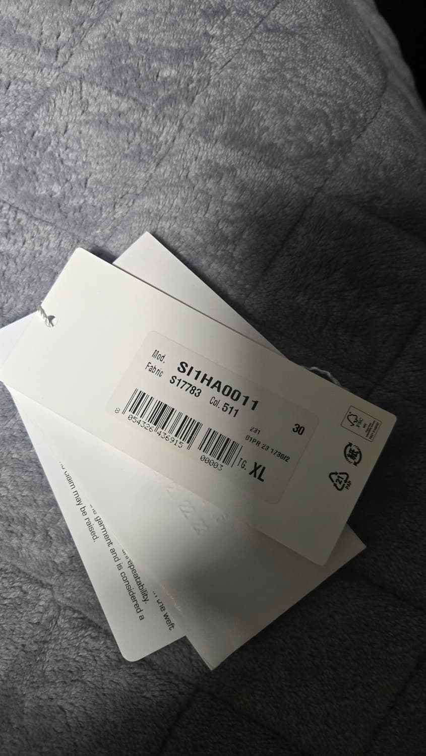 메종 마르지엘라 캐시미어 가디건 네이비xl 상품이미지6