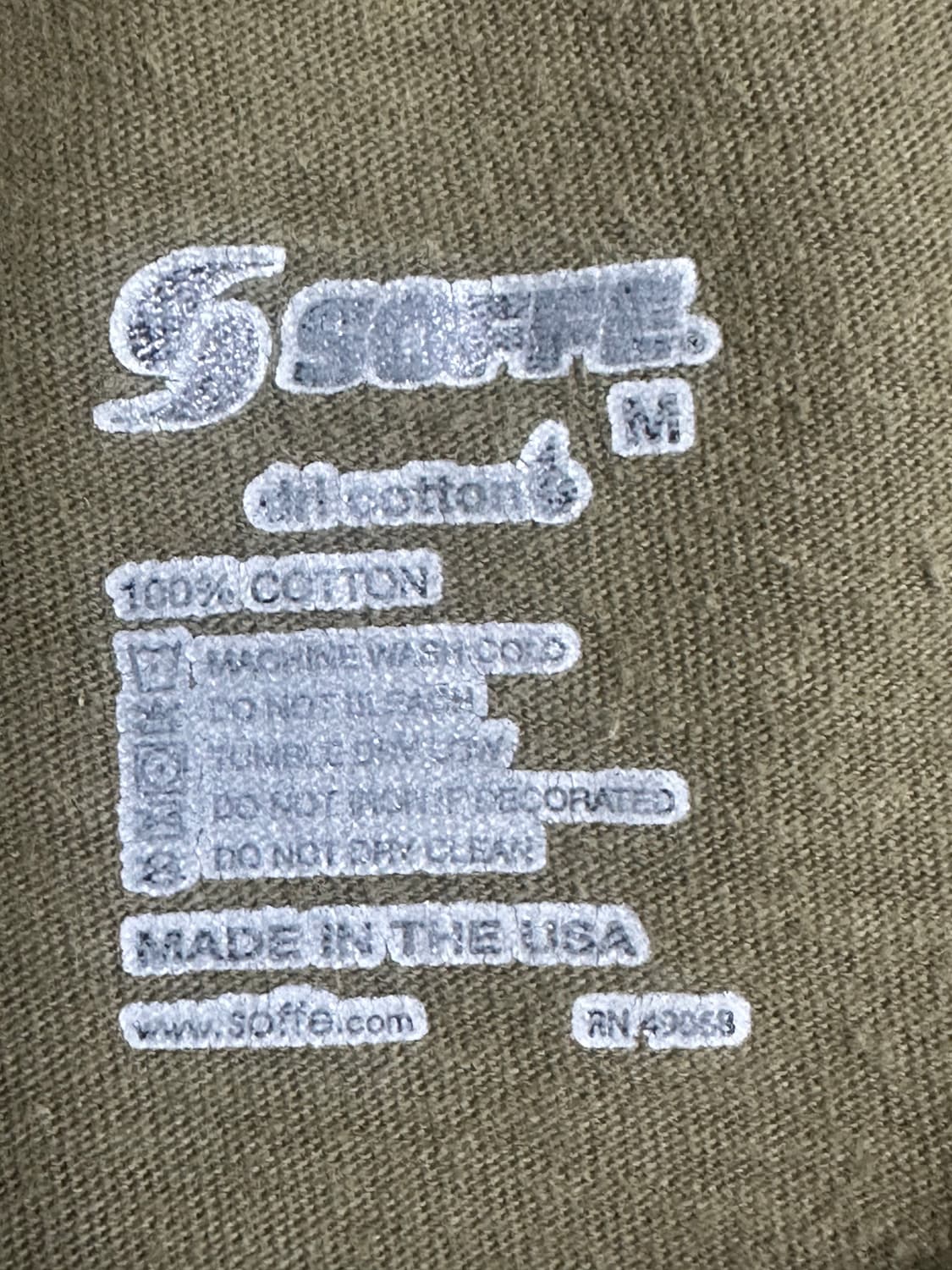 미군 카키색 라운드 반팔 티셔츠 (M) (16) (만원샵) 상품이미지7