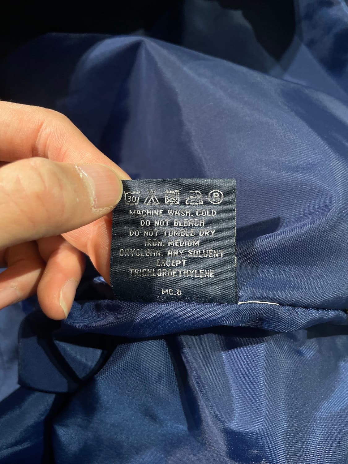 버버리 골프 네이비 하프 집업 고어텍스 윈드 브레이커 상품이미지9