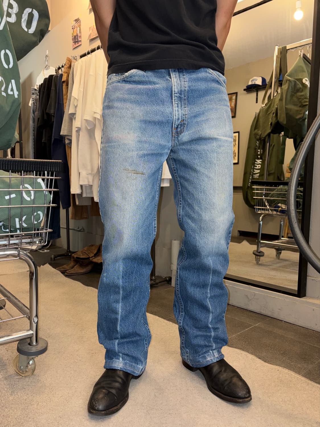 90’s Levi’s 517 USA flare denim pants 상품이미지2