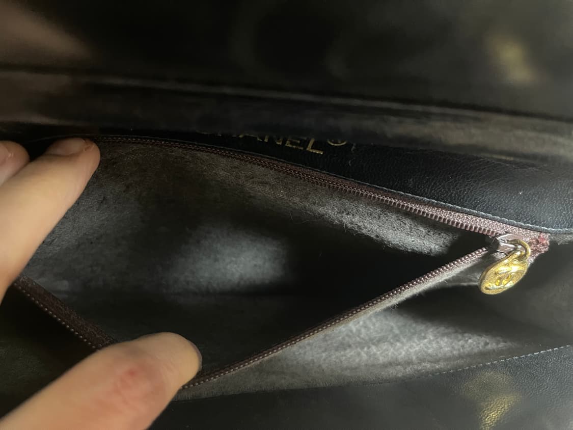 샤넬 빈티지 백 블랙 퀼팅 플랩 체인 숄더백 가방 상품이미지9