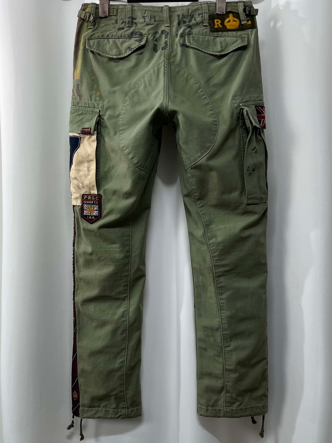 폴로 랄프로렌 m65 유틸리티 유니언잭 멀티패치 트라우저 카고팬츠 상품이미지2