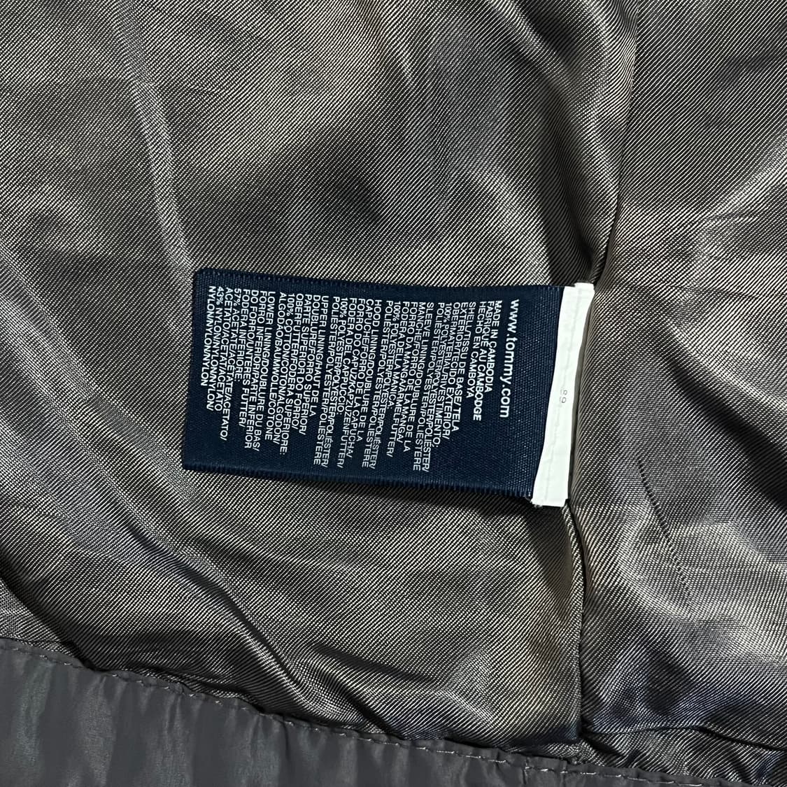 [100] TOMMY HILFIGER 타미힐피거 나일론 야상 자켓 상품이미지8