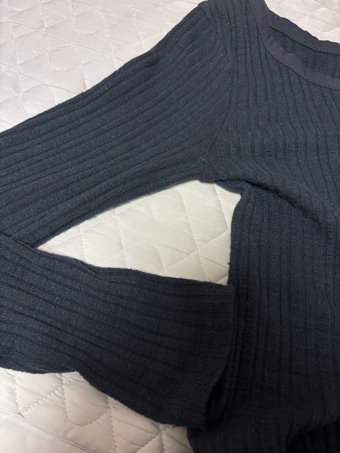 애즈온 libbed combi mini dress 원피스 블루그린 상품이미지4