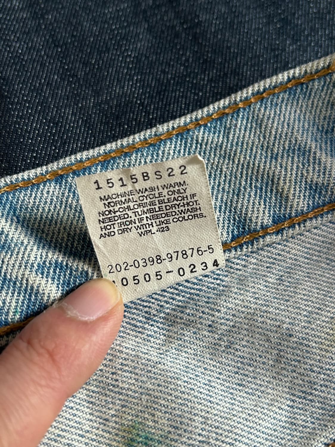 90s 리바이스 505 오렌지탭 Made in Brazil 상품이미지6