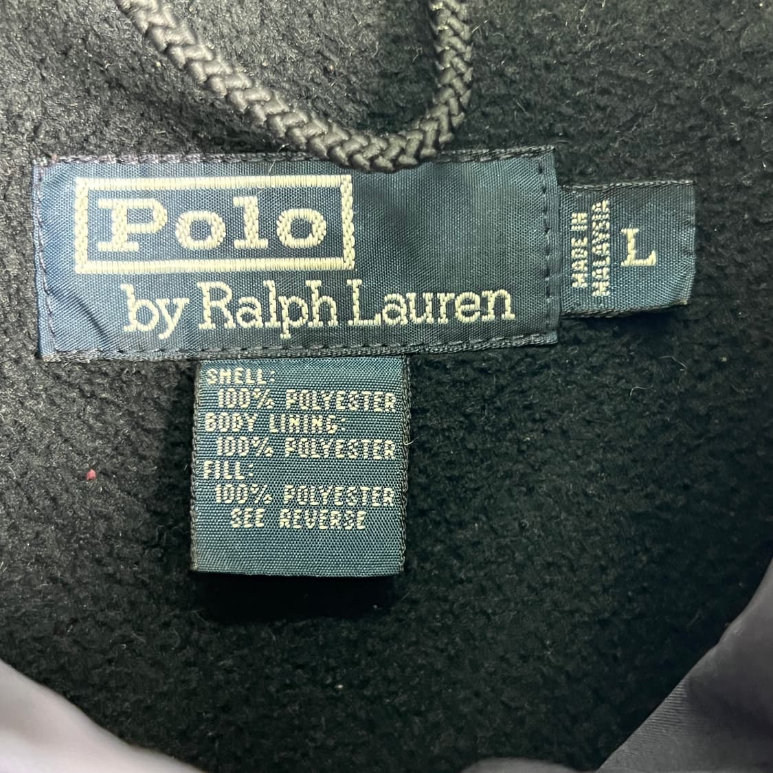 폴로 랄프로렌 네이비 폴리쉘 페리 자켓 L 상품이미지3